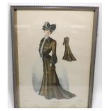 * 1902 Le Bon Ton Fashion Print
