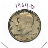 1964-D Kennedy Silver Half Dollar