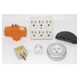 Extension Plugs, LED Cap Light, Push Led Light