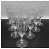 ** Cambridge Rose Point Iced Tea Glasses - 10