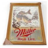 * Miller High Life Mirror - Walleye