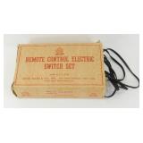 Vintage Marx Remote Control Electric Switch Set -
