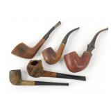 5 Vintage Wood Pipes