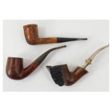 3 Vintage Wood Pipes - Dr. Grabow, Ionte Verdi,