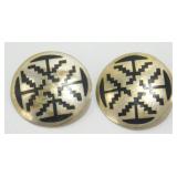 Vintage Hecho en Mexico Clip Earrings - 1.5ï¿½