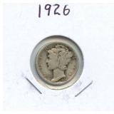 1926 Mercury Silver Dime