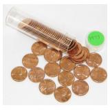 Solid Date Roll (50 Coins) of Copper 1973 Lincoln