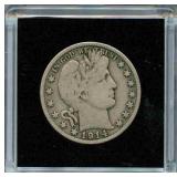 1914-S Barber Silver Half Dollar