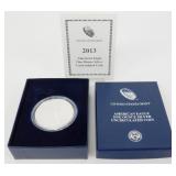2013-W U.S. Uncirculated Silver Eagle in Box with
