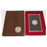 1973-S Eisenhower Proof Silver Dollar in Box