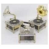 3 Vintage Musical Boxes - All Working