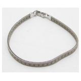 Vintage Sterling Silver Bracelet - 6.01 grams, 7