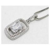 Sterling Silver Necklace, 5.41 grams Total