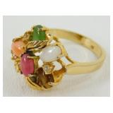 Vintage Palm Beach Jewelry Genuine Gemstone and