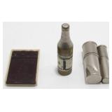 2 Vintage Lighters & Vintage Ronson Redskin