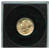 1936 Mercury Silver Dime