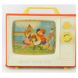 1966 Fischer-Price TV Screen Music Box - Scrolls