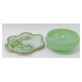 * Jadite Bowl & Plate