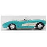 Chevrolet Corvette Teal Die Cast Car Toy 1:24