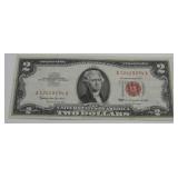 1963 $2 Red Seal Legal Tender U.S. Note