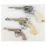 3 Vintage Cap Guns