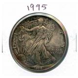 1995 U.S. American Silver Eagle One Dollar - 1
