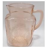 * Vintage Pink Water Pitcher