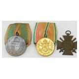 3 WWI German Military Medals