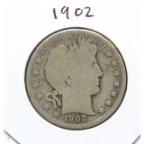 1902 Barber Half Dollar