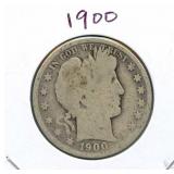 1900 Barber Half Dollar