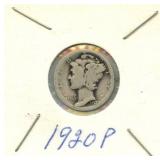 1920-P Mercury Silver Dime