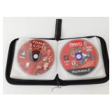 16 Playstation 1 and 2 Games in Case