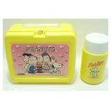 1966 Thermos Brand Peanuts Lunch Box with Thermos
