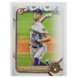Jacob Misiorowski 2022 Bowman Draft RC #BD-132 -