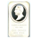 Madison Mint Warren G. Harding 1 oz .999 Fine