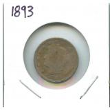1893 Liberty "V" Nickel