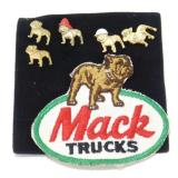 Vintage Mack Trucks Patch with (5) Mack Truck