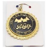 1980 Vintage Blatz Beer Olympics Gold Medal w/