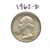 1962-D Washington Silver Quarter
