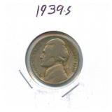 1939-S Jefferson Nickel