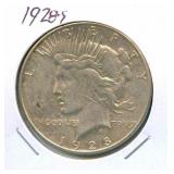 1928-S Peace Silver Dollar