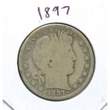 1897 Barber Half Dollar