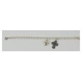Vintage Sterling Silver Charm Bracelet - 2