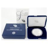 2015-W U.S. Proof Silver Eagle in Box with COA -