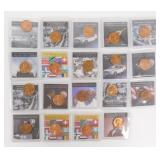 19 BU Cents - Various Dates
