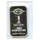 Westminster Mint King Tiger 1 oz .999 Fine Silver