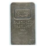 National Dallas 1 oz .999 Fine Silver Bar -
