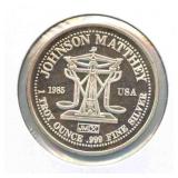 1985 Johnson Matthey "The American Way" 1 oz .999