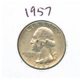 1957 Washington Silver Quarter