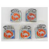 Lot of 5 New Sealed Camel Lighters